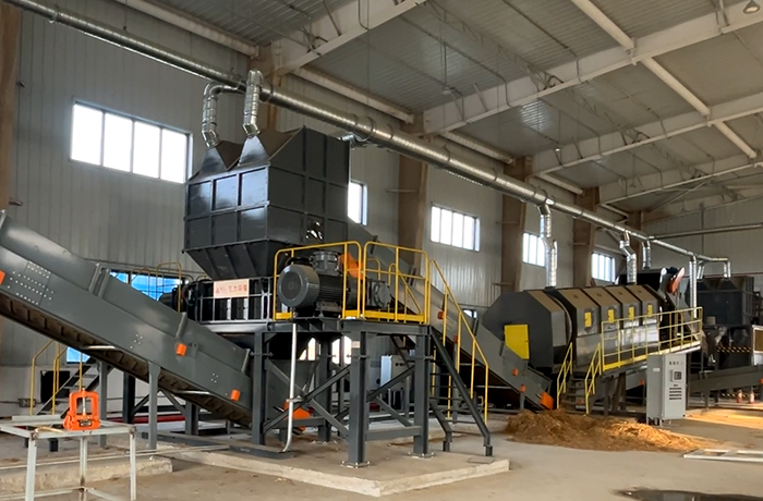 Biomass Straw Secondary Crushing and Sorting Line