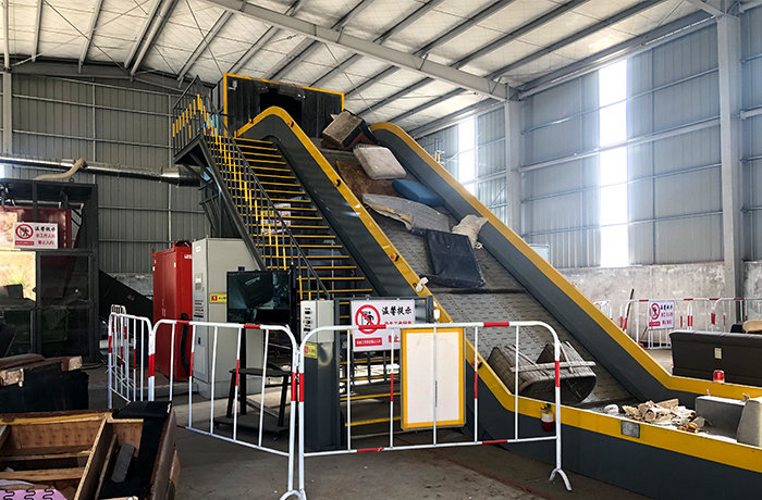 Longyan,Fujian, Bulky Waste Recycling Line