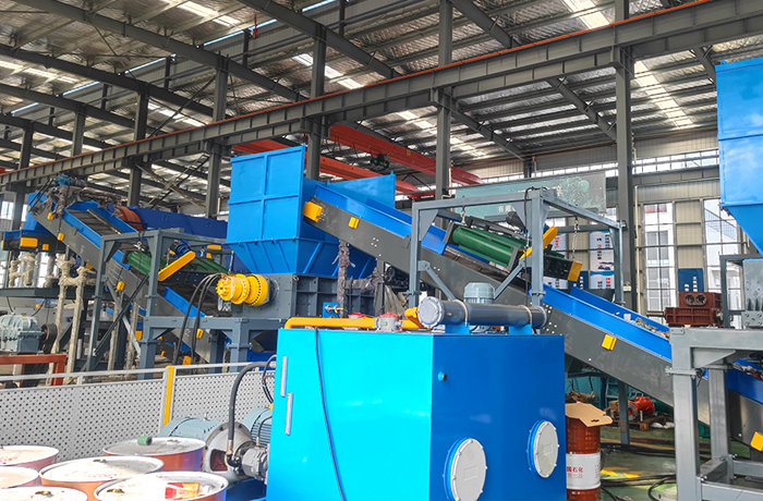 Taiwan, China, Mixed Garbage Shredding and Sorting Line